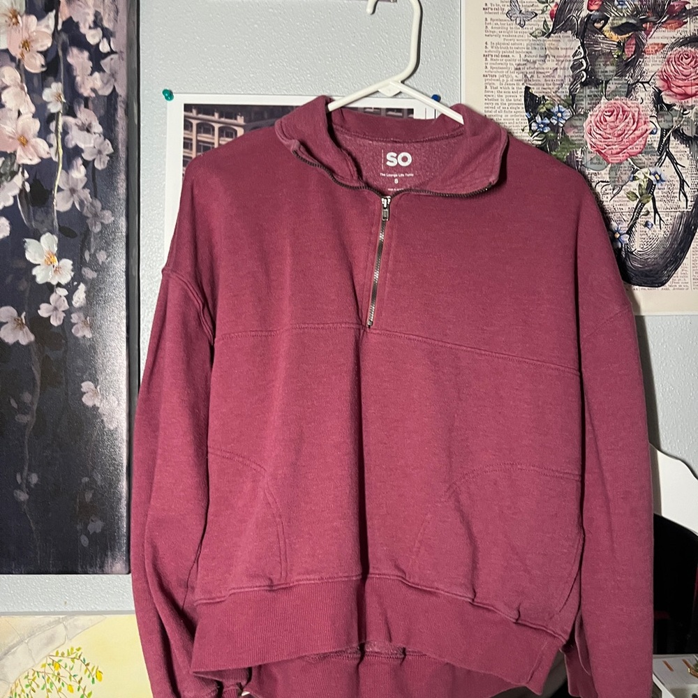SO Burgundy Lounge Life Tunic